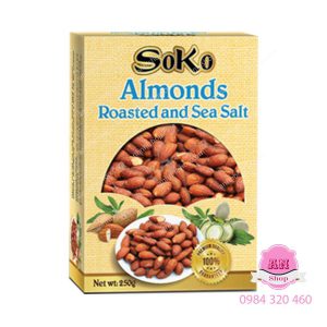Hạnh Nhân SOKO 250g sấy muối