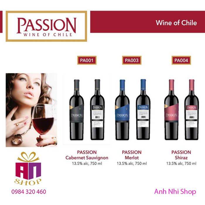 Rượu vang Passion-Chi lê