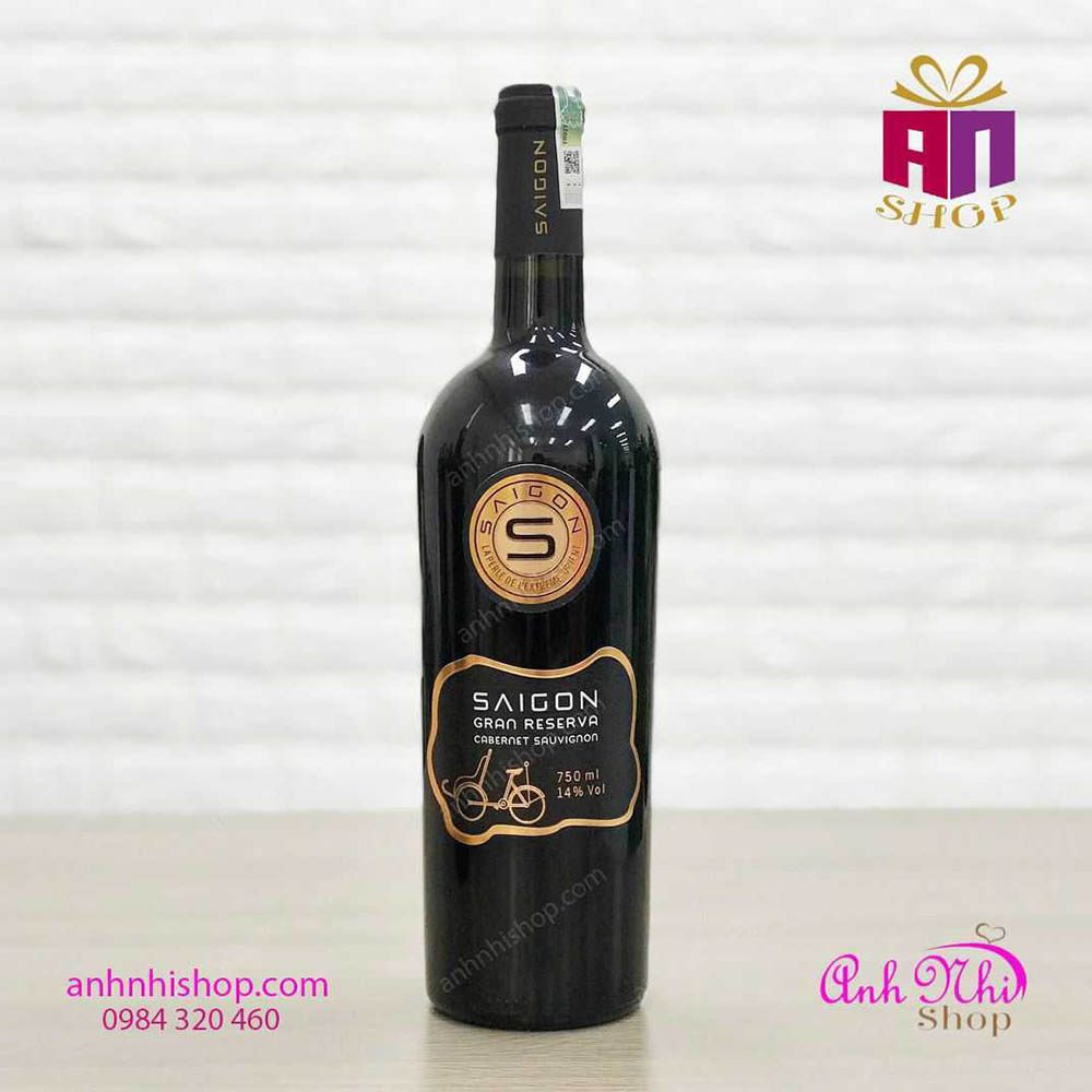 Rượu vang đỏ Sài gòn Gran Reserva 750ml 14%
