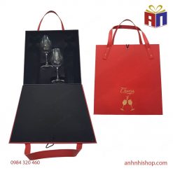 Hộp đựng rượu đôi có 2 ly Phale-1