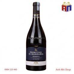 Rượu vang LI FILITTI Primitivo 14,5%