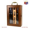 Hộp đựng rượu sơn mài đôi nắp kính-hôp
