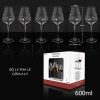 Bộ 6 ly rượu vang pha lê L600 - 600ml