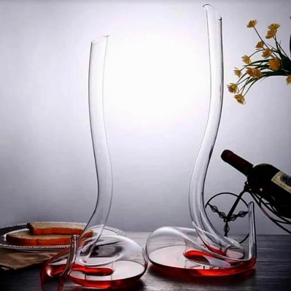 Bình Decanter hình rắn D64 - 1.150ml Cao cấp 6 Decanter hình rắn D64 cao cấp