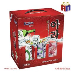 Hộp rượu Soju Korice 6 chai