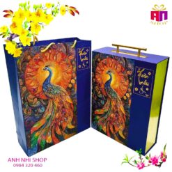 Hộp đựng quà Chim Công