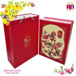 Alternative view of Quà rượu XUÂN 5 - Rượu vang SANTANA và hạt