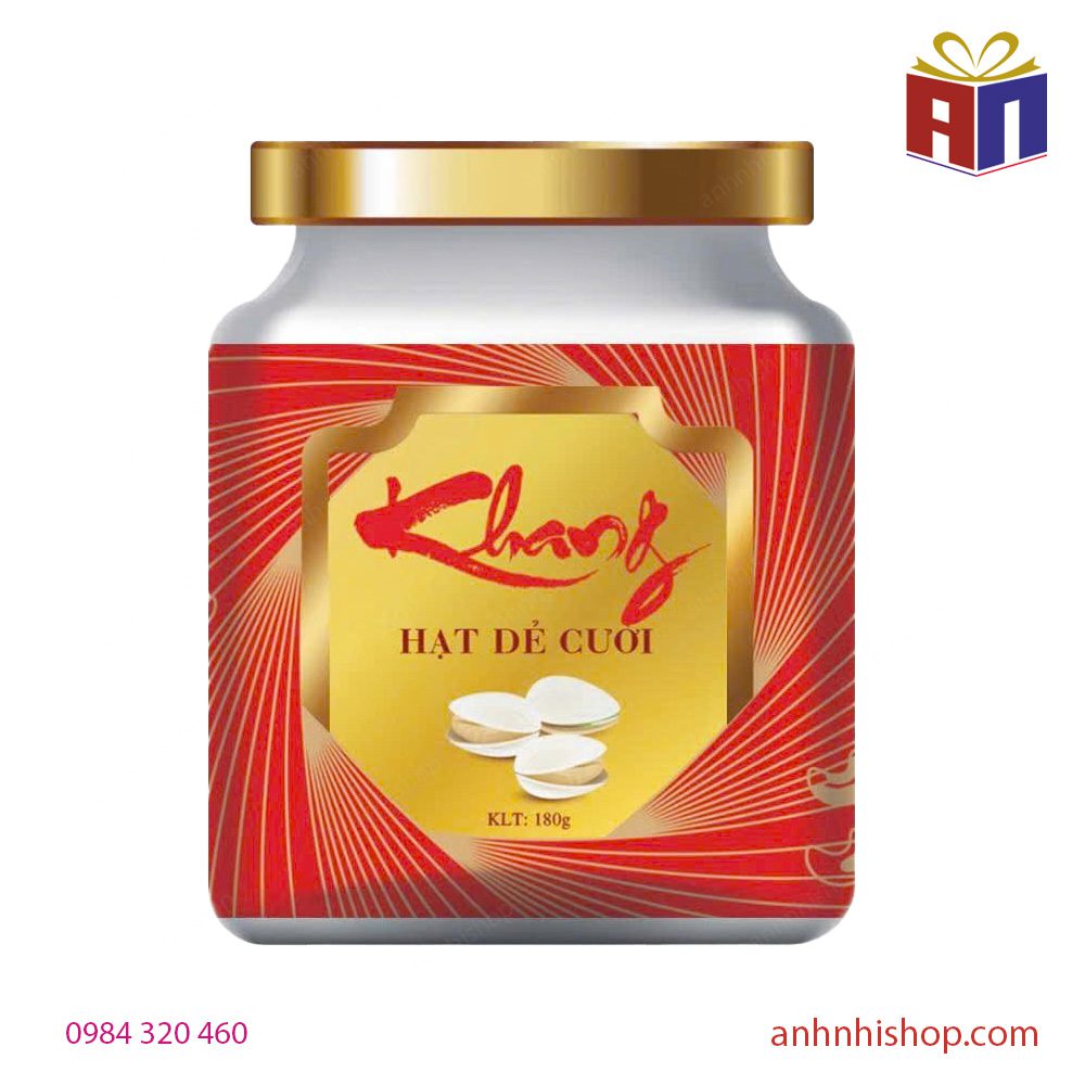 Hạt Dẻ cười ANFA 180g USA - Hũ thủy tinh 3 Hạt Dẻ cười ANFA 180g-Khang