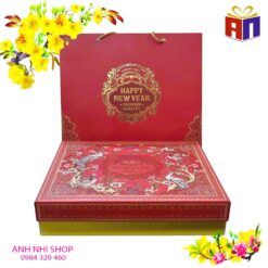 Hộp đựng quà HAPPY NEW YEAR D2a